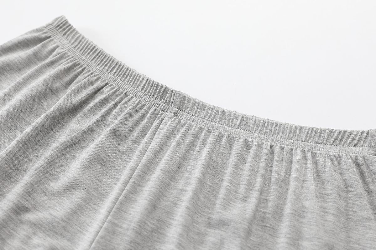 thumbnail image 4 of Pijama corto para mujer - Piernas con volantes, cintura elástica - Ropa de estar por casa para verano - Tejido suave y transpirable - Tallas M-XXL, 4 of 8